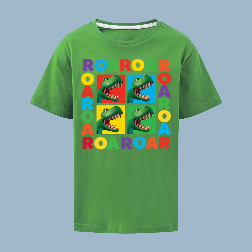 Dinosaur Roar Squares T-Shirt