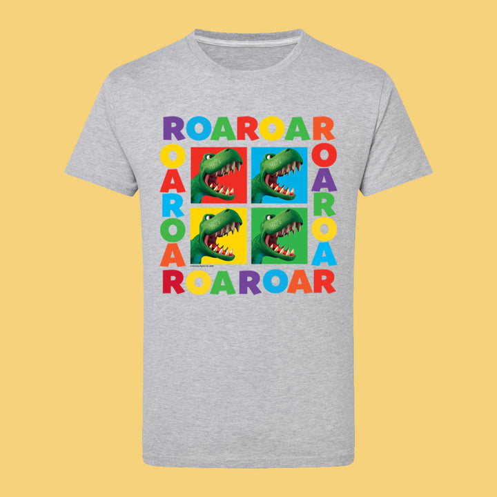 Dinosaur Roar Squares T-Shirt