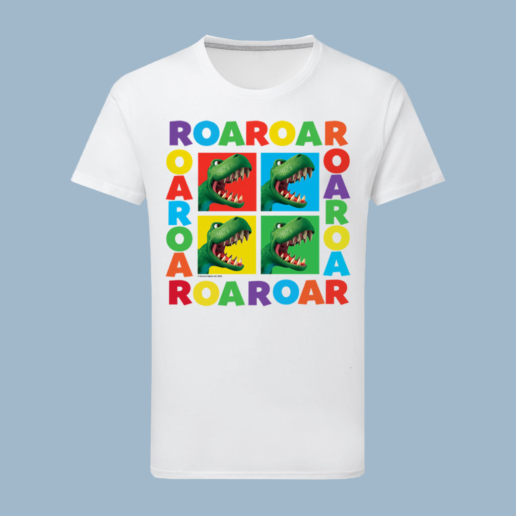 Dinosaur Roar Squares T-Shirt