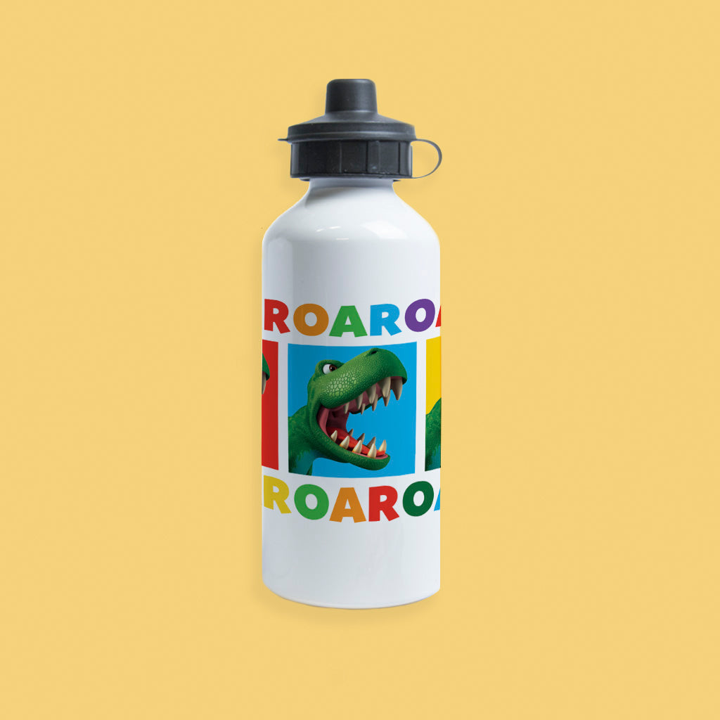 Dinosaur Roar Squares Water Bottle