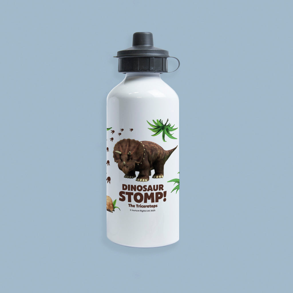 Dinosaur Stomp The Triceratops Water Bottle